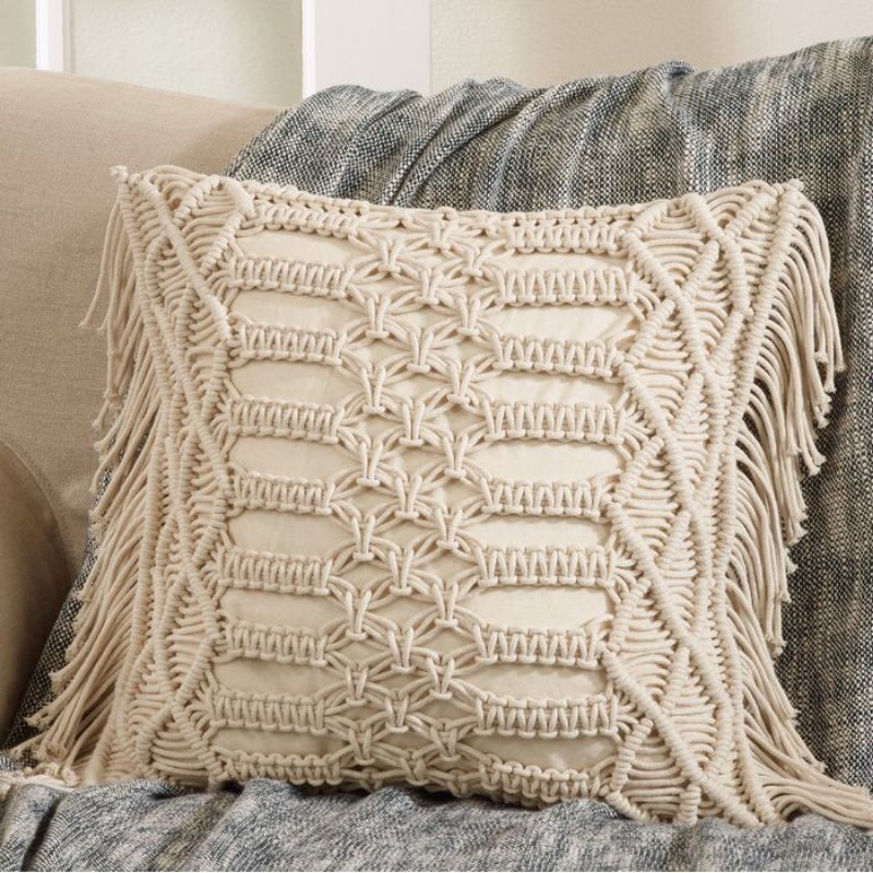 ปลอกหมอนมาคราเม่ | ปลอกหมอนอิง Macrame 011