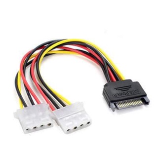 สายแปลงไฟsataเป็นmolex2หัว ราคาเส้นละ30บาท