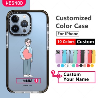 [Customized Name] เคสโทรศัพท์มือถือแบบนิ่ม Tpu ใส กันกระแทก ลายแบรนด์แฟชั่น Sundae Kids Hold Heart Boy สําหรับ Iphone 11 X Xr 12 Mini 13 Pro Xs Max 7 8 Plus Caseยี่ห้อtifyใสขอบเรียบโทรศัพท์มือถือฝาปิด