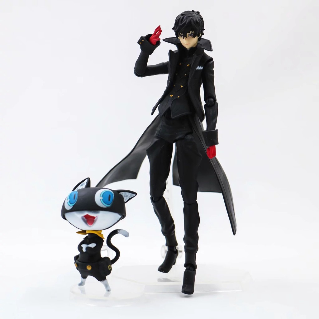 ฟกเกอร Figma 363 Persona 5 Shujinkou And Morgana Joker Action Figure - 