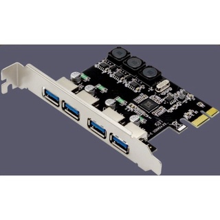 การ์ดเพื่มช่อง Usb3.0 Pci-E to 4 Usb 3.0 Pci Express card ส่งเร็ว ประกัน CPU2DAY