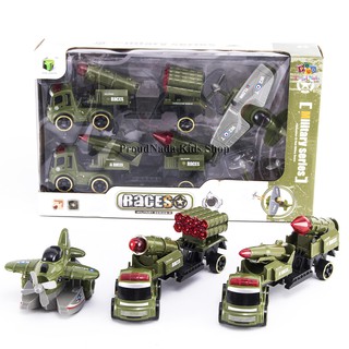 ProudNada Toys ของเล่นเด็กเครื่องบิน รถทหาร TENG LONG DA RACES MILITARY SERIES NO.2625A