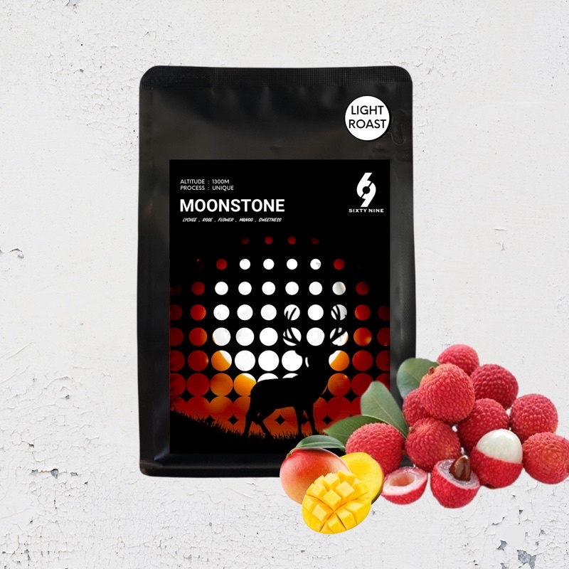 เมล็ดกาแฟ Moonstone (คั่วอ่อน) [ By P?Aek Suwanno ]  100g เเละ 200g