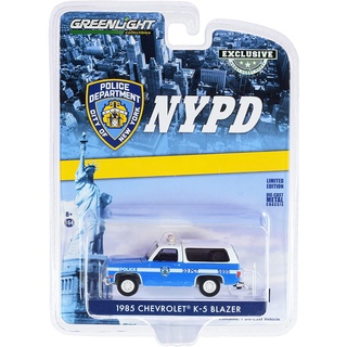 Greenlight 1/64 Exclusive NYPD 1985 Chevrolet K-5 Blazer 30245