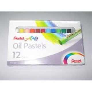 สีชอล์กเพนเทล 12 สี PENTEL pentel oil arts