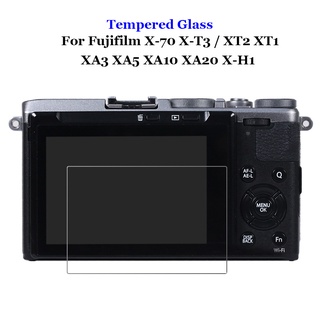 ฟิล์มกระจกนิรภัยกันรอยหน้าจอ LCD 9H 2.5D สําหรับกล้อง Fujifilm Fuji X-70 X-T3 X70 XT3 XT2 XT1 X-A3 X-A5 X-A10 XA20 X-H1