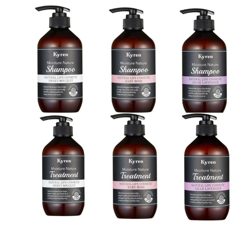 Kyren ไคเรน แชมพู และ ทรีทเม้นท์ จากธรรมชาติ เสริมความแข็งแรงให้เส้นผม ด้วยสารสกัดจากธรรมชาติ 30 ชนิ