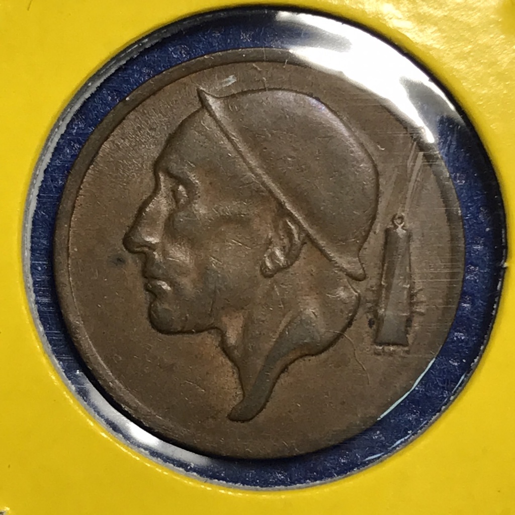 No.60421 ปี1975 เบลเยี่ยม 50 CENTIMES เหรียญสะสม เหรียญต่างประเทศ เหรียญเก่า หายาก ราคาถูก
