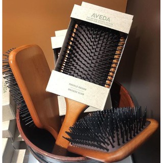 Aveda Brush แปรงหวีไม้แท้ นวดดูแลรากผมเส้นผมหนังศรีษะ