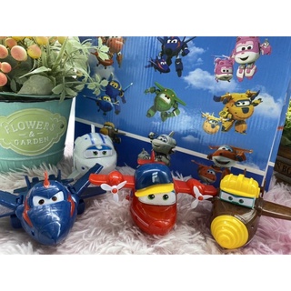 🌈SUPER WINGS ซุปเปอร์วิง ของเล่นเด็ก super wings set4 ตัว หุ่นยนต์แปลงร่าง