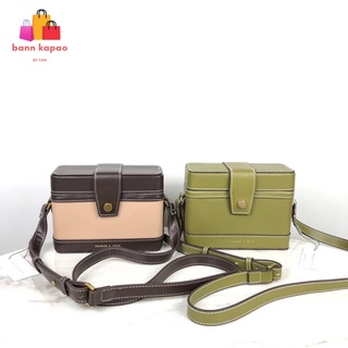 CHARLES &amp; KEITH Bronte Tweed Boxy Crossbody Bag outlet