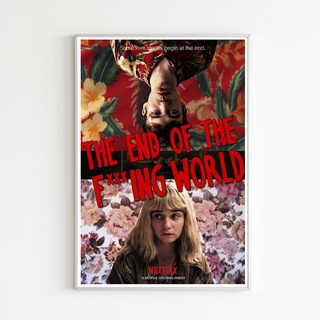 The End of The F***ing World Poster - Printed on high quality โลกมันห่วย ช่วยไม่ได้ โปสเตอร์ภาพขนาด 33X48 cm