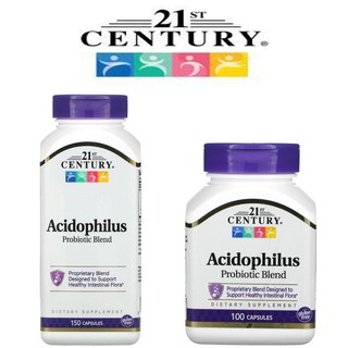 21st Century, Acidophilus Probiotic Blend, 100 and 150 Capsules