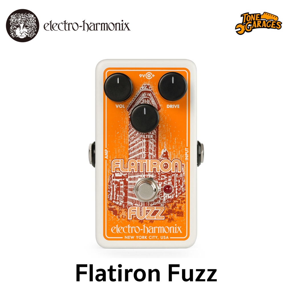 Electro Harmonix Flatiron Fuzz เอฟเฟคกีต้าร์ Classic OP-AMP Fuzz/Distortion ที่ได้แรงบรรดาลใจมาจาก RAT2