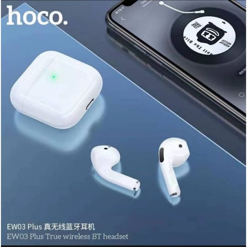 Hoco EW03Plus หูฟัง​บลูทูธ​ไร้สาย​ที่เชื่อมต่อ​ง่าย​ใส่สบายเสียงดีชัดเจน​ แท้100%