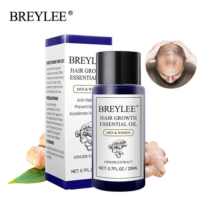 Breylee ผลิตภัณฑ์ดูแลเส้นผมน้ํามันหอมระเหยปลูกผม 20ml