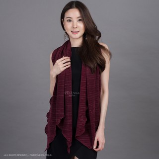 Pinkrose_Boutique Pleat Scarf เครื่องประดับ ผ้าพันคอและผ้าคลุมไหล่ ผ้าพันคอ ผ้าพลีท
