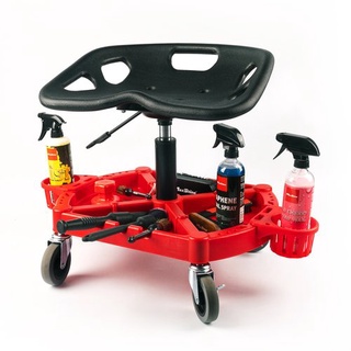 เก้าอี้นั่งขัดสีรถแบบมีล้อ พร้อมช่องใส่อุปกรณ์ MAXSHINE DETAILING STOOL WITH MODULAR TOOL TRAY