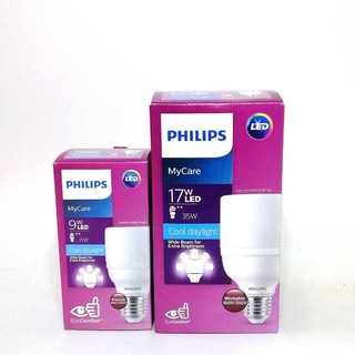 หลอดไฟแอลอีดี PHILIPS ขั้ว E27 9W  17W คูลเดย์ไลท์