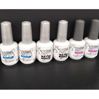 Gelish Base Coat gel  / Top Coat gel / Matte Coat / PH bond gel 15 ml ขวดใหญ่ อบแห้งไว้ ไม่ต้องเช็ดออก gelpolish💕