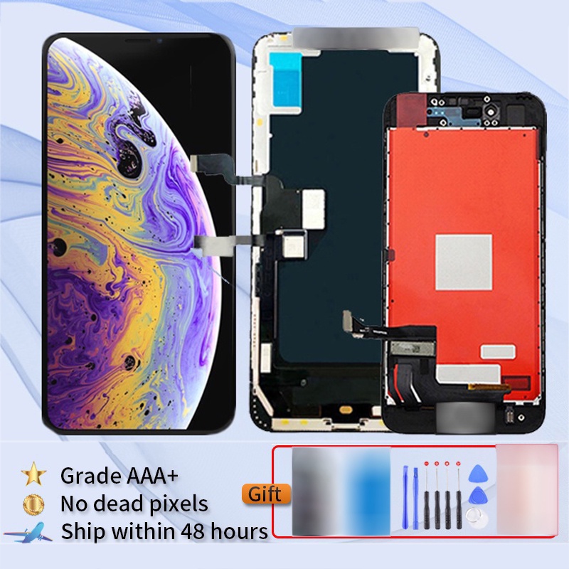 สําหรับ lPhone 6 LCD 7 8 6S Plus จอแสดงผล 5 5C 5S SE หน้าจอ LCD สําหรับ iphon X XR Xs Max 11 pro max เปลี่ยนหน้าจอ AAA + 100% Test