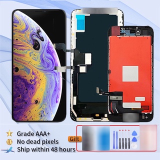 อะไหล่หน้าจอ LCD 100% AAA+ สําหรับ iphon 6 LCD 7 8 6S Plus Display 5 5C 5S SE X XR Xs max 11 pro max
