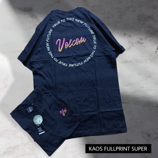 เสื้อยืดผ้าฝ้ายพิมพ์ลายแฟชั่น เสื้อยืด พรีเมี่ยม พิมพ์ลาย VOLCOM