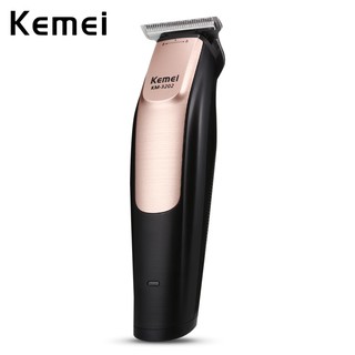 Kemei Bald เครื่องปัตตาเลี่ยนตัดผม เหล็ก สองทาง ชาร์จ USB KM-3202