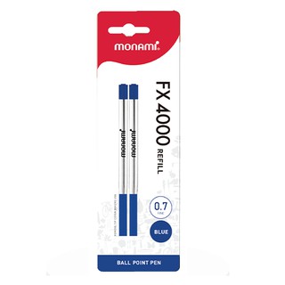 Monami ไส้ปากกาลูกลื่น FX4000 0.7 มม. สีน้ำเงิน