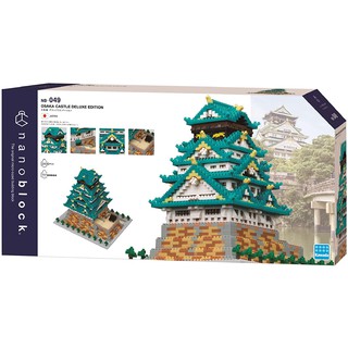 ของแท้จากญี่ปุ่น🧡 Kawada NB-049 Nanoblock Osaka Castle Deluxe Edition ตัวต่อนาโนบล็อคปราสาทโอซาก้า