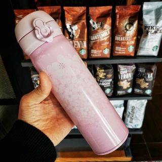 Starbucks Pink Sakura Falling Blossom 16.9 oz แก้วสตาร์บัคส์​ thermos