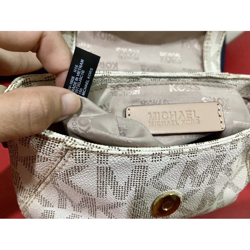 Used ! Michael Kors Jet Set Small Crossbody Bag - Vanilla(35T2GJSC1B) |  Shopee Thailand