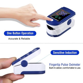 เครื่องวัดออกซิเจนปลายนิ้ว Oximeter และ ตรวจวัดชีพจรปลายนิ้ว Fingertip pulse oximeter LK87 (ไม่แถมถ่าน)