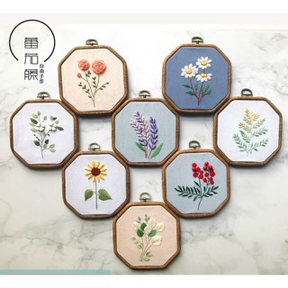 Diy embroidery flower set ชุดปักผ้าลายดอกไม้