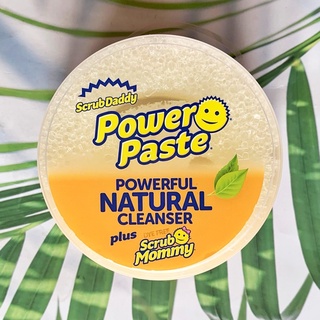 (Scrub Daddy®) Power Paste Powerful Natural Cleanser Plus Dye Free Scrub Mommy ฟองน้ำอเนกประสงค์ พร้อมน้ำยาขจัดคราบ