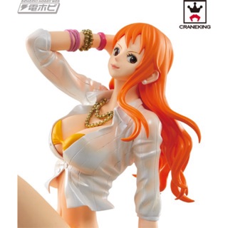 โมเดลวันพีช Nami - Shiny Venus Glitter &amp; Glamours Banpresto ของแท้ JP แมวทอง