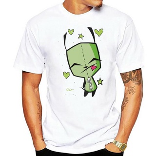 เสื้อยืดลําลอง สําหรับผู้ชาย แขนสั้น คอกลม พิมพ์ลาย JUDSON Invader ZIM Gir ราคาถูกS-5XL