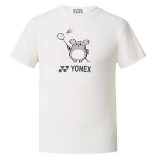 เสื้อกีฬาสีขาว BIGLOGO YONEX หนูอ้วน