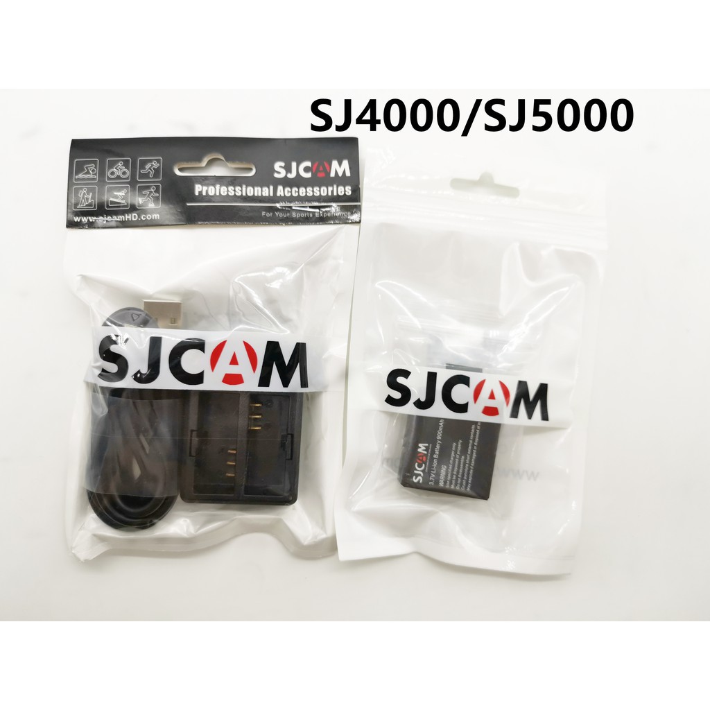 แท้100%แบตเตอรี่ / แท่นชาร์จ SJCAM SJ4000/SJ5000