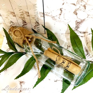 ขวดแก้ววินเทจ ความทรงจำในขวดแก้ว​ Memory in the bottle (MIB) ขวด ขวดตกแต่ง พร็อพประกอบฉาก พร็อพถ่ายรูป พร็อพแต่งบ้าน