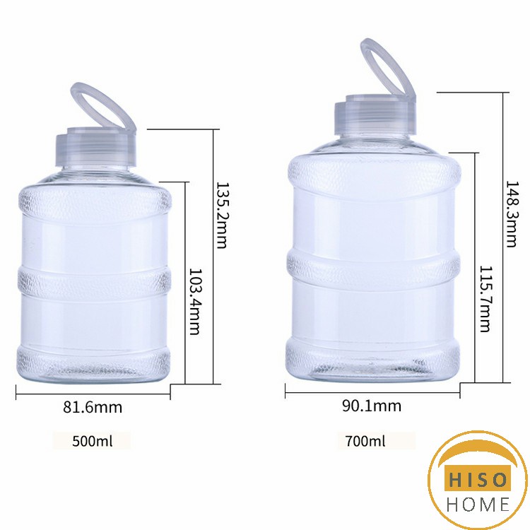 ขวดพลาสติกใส  รูปถัง+ฝาถือ 500ml 700ml   milk tea bucket ราคา ถูกที่สุด ดีลบีเคเค แกลเลอรีภาพที่ 9