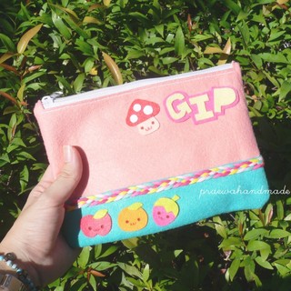 Personalized pencil/cosmetic case กระเป๋าดินสอ/เครื่องสำอางค์