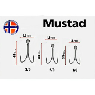 ตัวเบ็ด ตะขอเบ็ด สองทาง Mustad(มัสตาด)  no 1,2,1/0,2/0,3/0 สีโคลมดำ สำหรับทำเหยื่อ ตกปลา เบ็ด เบ็ดคม แข็ง