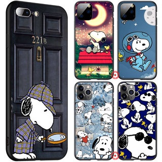 เคสนิ่ม ลายการ์ตูน Charlie Snoopy MY11 สําหรับ iPhone 5 5S 6 6S 7 8 11 Pro Max Plus SE XR