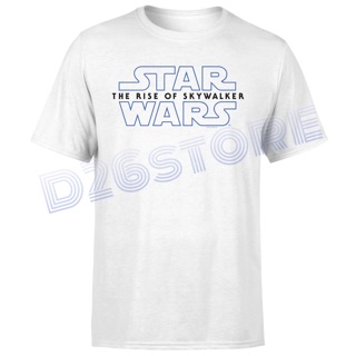 [S-5XL]เสื้อยืด พิมพ์ลายภาพยนตร์ Star Wars The Rise Of Skywalker สีขาว