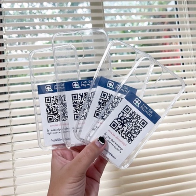 📱QR Code จ่ายเงิน กันน้ำ ไม่มีเคส🌈