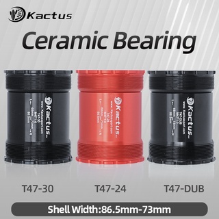 Kactus แบริ่งเซรามิค BB T47 เกลียว 86.5 มม. สําหรับจักรยานเสือภูเขา Trek Shimano SRAM