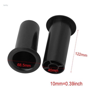 lucky* 2PCS Speaker Port Tube Bass Reflex Vent Ventilation Connector 4-8" 50x122mm Subwoofer Woofer Box Accessories