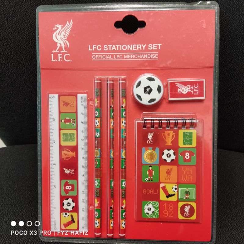 Official Liverpool FC LFC Store ชุดเครื่องเขียนสําหรับเด็ก 2015