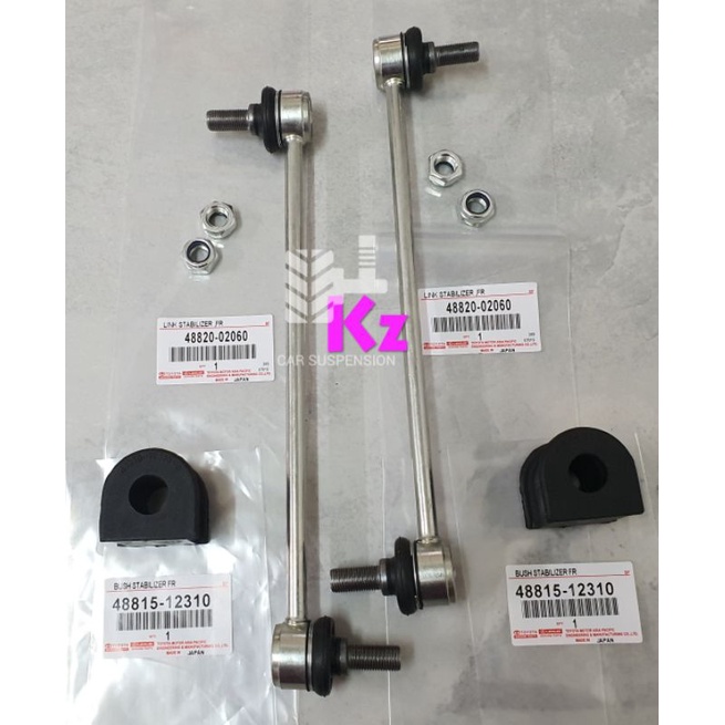 TOYOTA ALTIS ZZE121/ZZE122/ZZE141 /ZZE142/ZRE141/ZRE142/ZRE171 / ZRE172/ZRE173 -4 IN 1 ชุด -FRONT BU